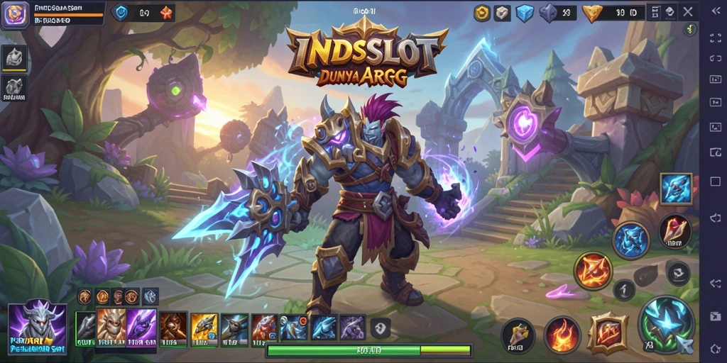 Tampilan gameplay ARPG yang menawan dan mendebarkan di INDSLOT.