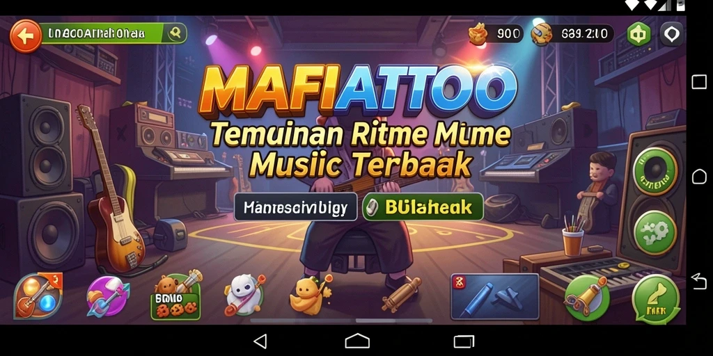 Screenshot MAFIATOTO menampilkan gameplay musik yang seru dan interaktif.