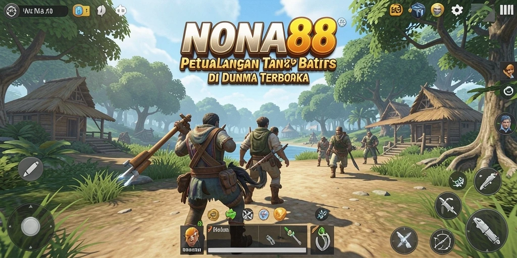 Gameplay NONA88 menampilkan eksplorasi bebas dunia terbuka yang menakjubkan.
