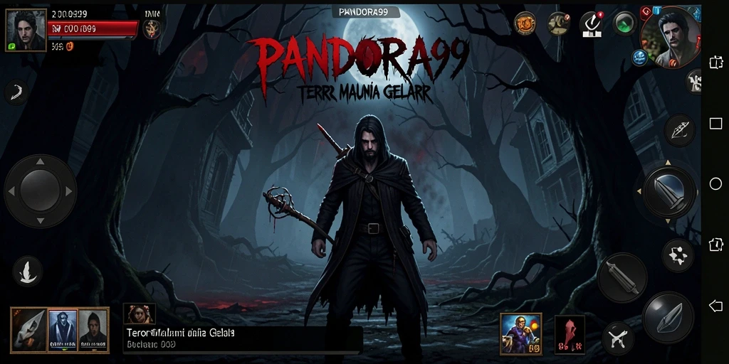 Tangkapan layar menampilkan gameplay PANDORA99 yang menegangkan dan menyeramkan.